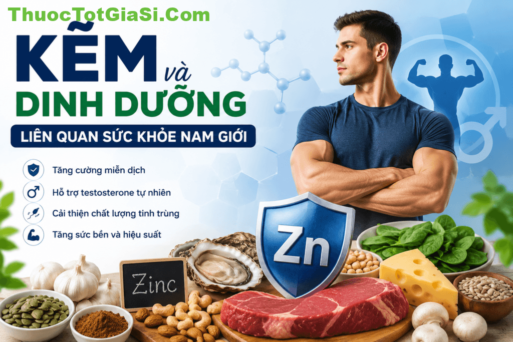 Kẽm và dinh dưỡng cho sức khỏe nam giới: Vai trò & cách bổ sung 1 Kẽm và dinh dưỡng cho sức khỏe nam giới