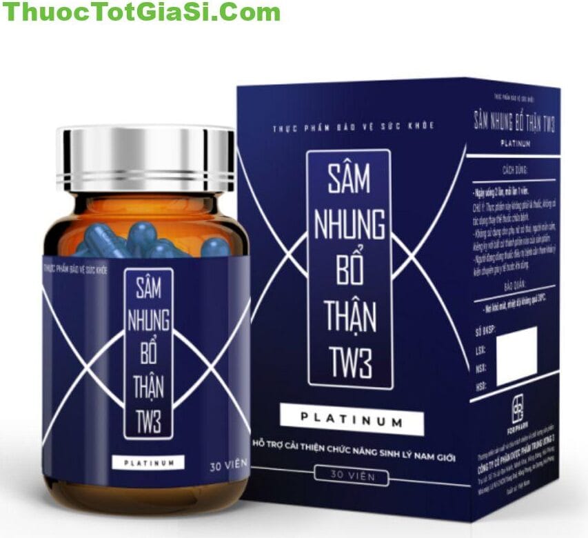 sam-nhung-bo-than-tw3-platinum-30-vien-thanh-phan-cong-dung-va-luu-y-14404 Sâm Nhung Bổ Thận TW3 Platinum 30 viên: Thành phần, công dụng và lưu ý