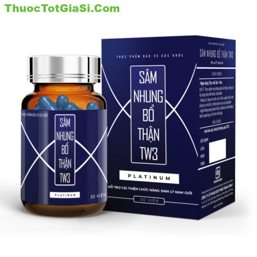 Sâm Nhung Bổ Thận TW3 Platinum 30 viên: Thành phần, công dụng và lưu ý 2 SÂM NHUNG BỔ THẬN TW3 PLATINUM