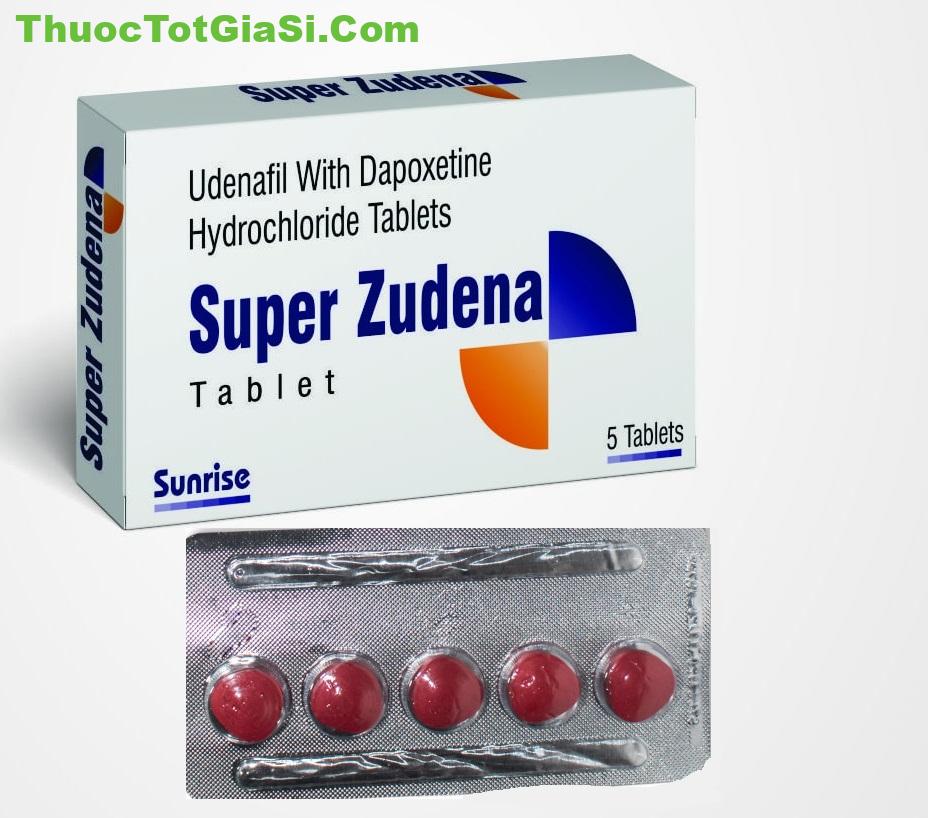 Super Zudena (Udenafil 100mg & Dapoxetine 60mg)| Thuốc rối loạn cương dương 3 Super Zudena (Udenafil 100mg & Dapoxetine 60mg)| Thuốc rối loạn cương dương