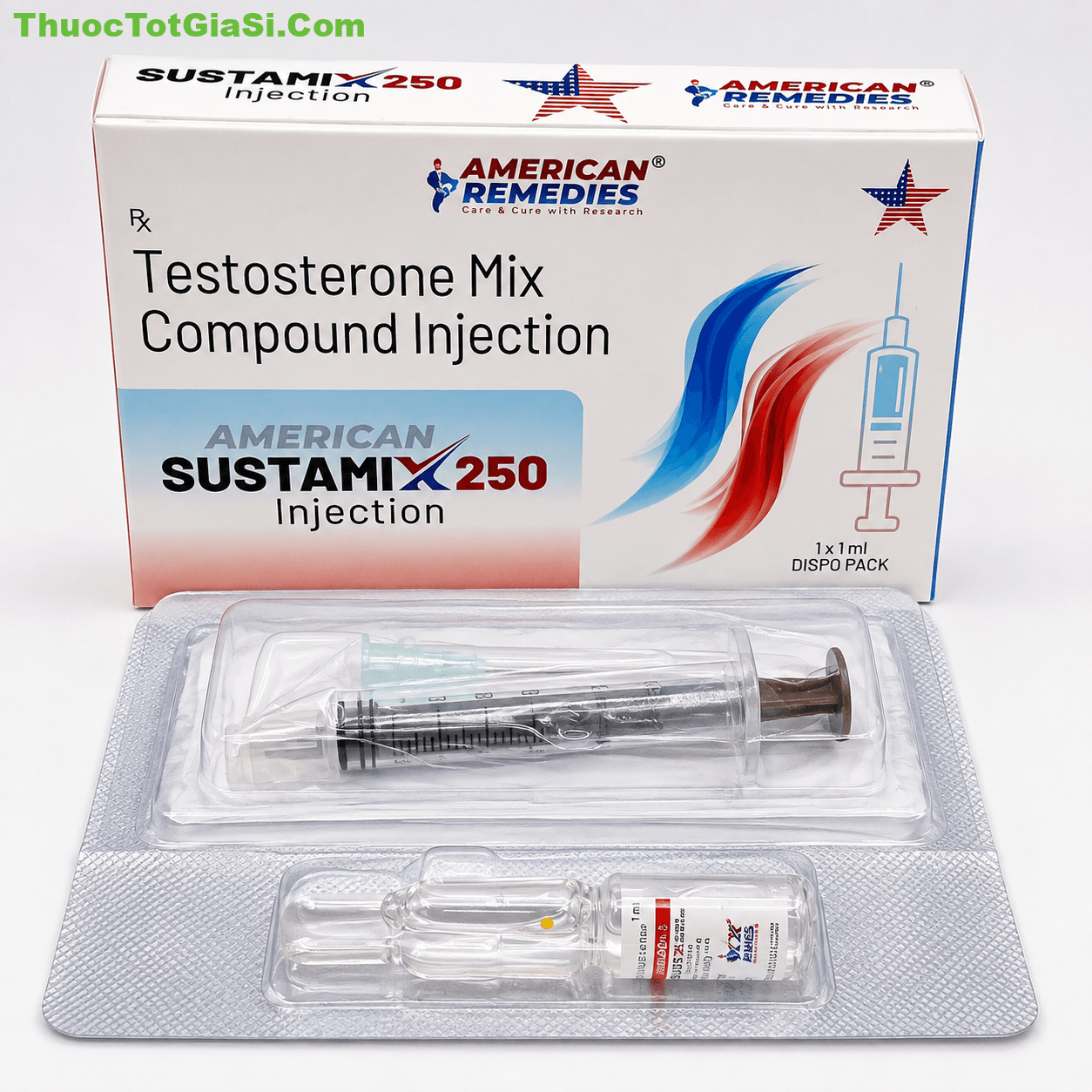 Sustamix 250 Injection Testosterone Mix Compound 250mg Công dụng, Liều dùng Sustamix 250 Injection – Testosterone 250mg/ml: Công dụng, Liều dùng