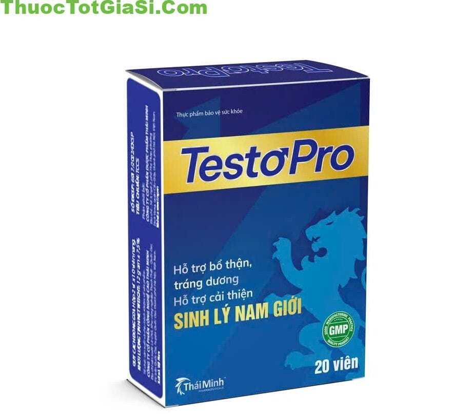 TestoPro Thái Minh TestoPro Thái Minh 20 Viên | Hỗ Trợ Tăng Cường Sinh Lý Nam Giới