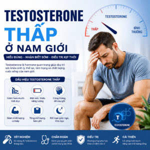 Testosterone thấp ở nam giới: Dấu hiệu, nguyên nhân & điều trị