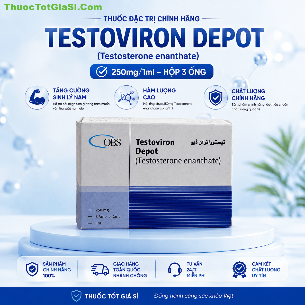 Testoviron Depot 250mg Testosterone Enanthate Testoviron Depot 250mg OBS| Testosterone Enanthate