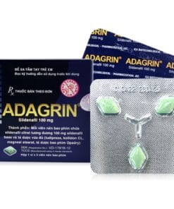 Thuốc Adagrin 100mg (Sildenafil 100mg) điều trị rối loạn cương dương nam giới