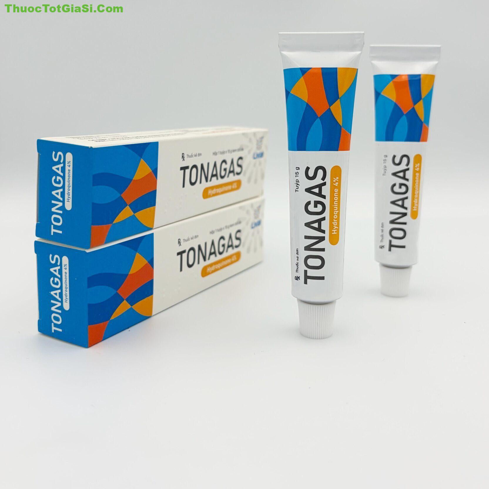 Tonagas TONAGAS Hydroquinone 4% – Thuốc bôi trị nám, tàn nhang và tăng sắc tố da