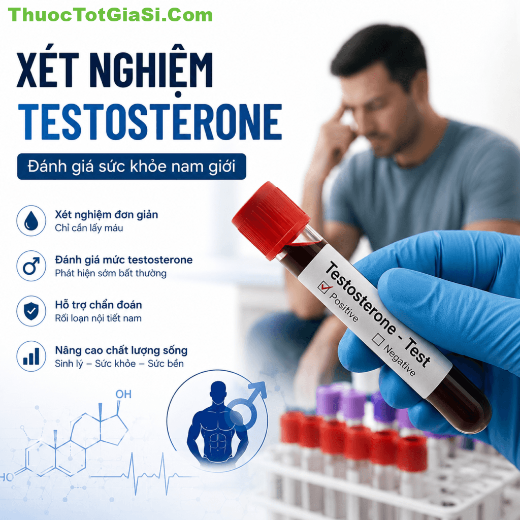 Xét nghiệm Testosterone: Khi nào cần làm, quy trình & kết quả 1 Xét nghiệm Testosterone: Khi nào cần làm, quy trình & kết quả