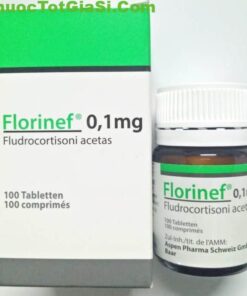 Florinef 0.1mg (Fludrocortisone acetate): Công dụng, cách dùng và lưu ý