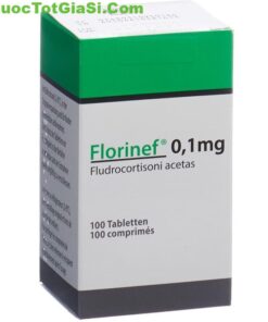 Florinef 0.1mg (Fludrocortisone acetate): Công dụng, cách dùng và lưu ý