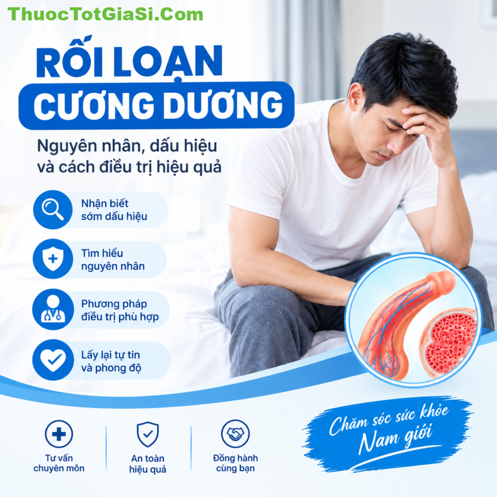 Rối Loạn Cương Dương: Nguyên Nhân, Dấu Hiệu Và Cách Điều Trị