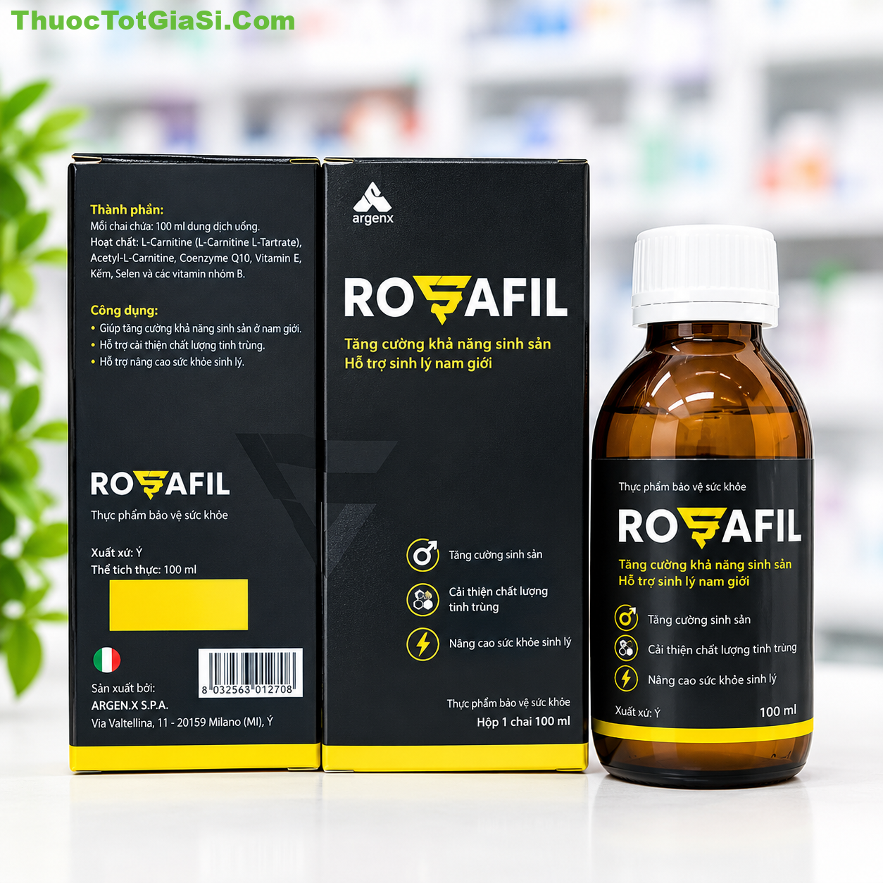 Rosafil 10 mg ml – Sildenafil, Thuốc cương dương Rosafil 10 mg/ml – Sildenafil, Thuốc cương dương