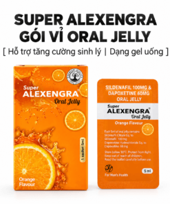 Super Alexengra Oral Jelly – Sildenafil 100mg & Dapoxetine 60mg